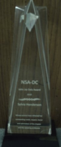 John Jay Daly Award Crystal